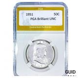 1951 Franklin Half Dollar PGA Brilliant UNC
