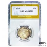 1919 Standing Liberty Quarter PGA MS65 FH