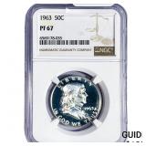 1963 Franklin Half Dollar NGC PF67