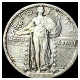 1924-D Silver Standing Liberty Quarter NEARLY  UN