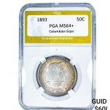 1893 Columbian Expo Half Dollar PGA MS64+