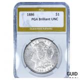 1886 Morgan Silver Dollar PGA Brilliant UNC