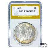 1890 Morgan Silver Dollar PGA Brilliant UNC