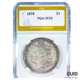 1878 Morgan Silver Dollar PGA VF25