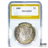 1889 Morgan Silver Dollar PGA MS64