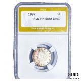 1897 Liberty Victory Nickel PGA Brilliant UNC