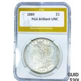 1889 Morgan Silver Dollar PGA Brilliant UNC