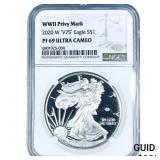 2020-W Silver Eagle NGC PF69 Ultra Cameo