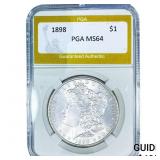 1898 Morgan Silver Dollar PGA MS64