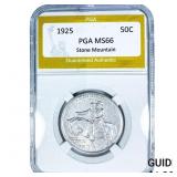 1925 Stone Mountain Half Dollar PGA MS66