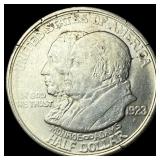 1923-S Silver Monroe Doctrine Half Dollar  CLOSEL