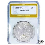 1882-O/S Morgan Silver Dollar PGA AU58