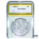 1900-S Morgan Silver Dollar PGA MS63