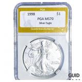 1998 Silver Eagle PGA MS70