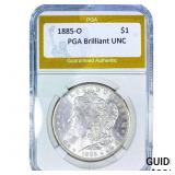 1885-O Morgan Silver Dollar PGA Brilliant UNC