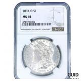 1883-O Morgan Silver Dollar NGC MS66