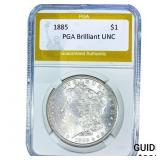 1885 Morgan Silver Dollar PGA Brilliant UNC