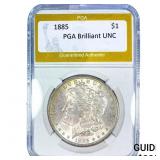 1885 Morgan Silver Dollar PGA Brilliant UNC