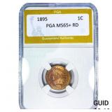 1895 Indian Head Cent PGA MS65+ RD