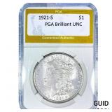 1921-S Morgan Silver Dollar PGA Brilliant UNC