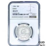 1946 Iowa Half Dollar NGC MS67+