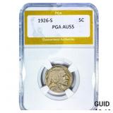 1926-S Buffalo Nickel PGA AU55