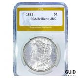 1885 Morgan Silver Dollar PGA Brilliant UNC