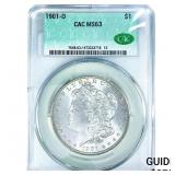 1901-O Morgan Silver Dollar CAC MS63