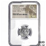Thessaly, Larissa 400-365 BC Silver Plated 'Foure