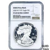 2020-W Silver Eagle NGC PF69 Ultra Cameo