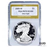 2005-W Silver Eagle PGA PR70 DCAM