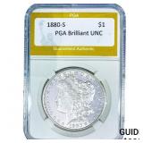 1880-S Morgan Silver Dollar PGA Brilliant UNC