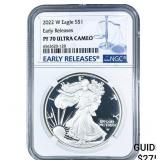 2022-W Silver Eagle NGC PF70 Ultra Cameo