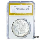 1921 Morgan Silver Dollar PGA Brilliant UNC