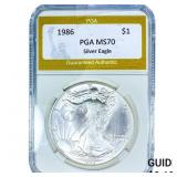 1986 Silver Eagle PGA MS70