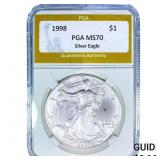 1998 Silver Eagle PGA MS70