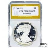 2012-S Silver Eagle PGA PR70 DCAM