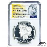 2023-S Silver Peace Dollar NGC PF70 Ultra Cameo