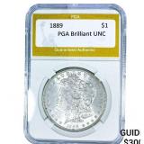 1889 Morgan Silver Dollar PGA Brilliant UNC
