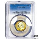 1947 Washington Silver Quarter PCGS MS67