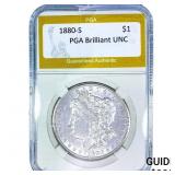 1880-S Morgan Silver Dollar PGA Brilliant UNC