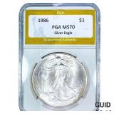 1986 Silver Eagle PGA MS70