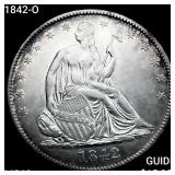 1842-O Seated Liberty Half Dollar CHOICE AU