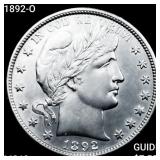 1892-O Barber Half Dollar UNCIRCULATED