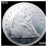 1873 Seated Liberty Dollar CHOICE BU