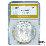 1986 Silver Eagle PGA MS70