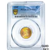 1905 Indian Head Cent PCGS MS64 RD