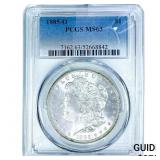 1885-O Morgan Silver Dollar PCGS MS63