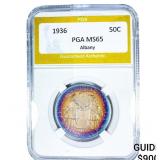 1936 Albany Half Dollar PGA MS65