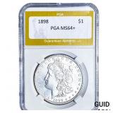 1898 Morgan Silver Dollar PGA MS64+